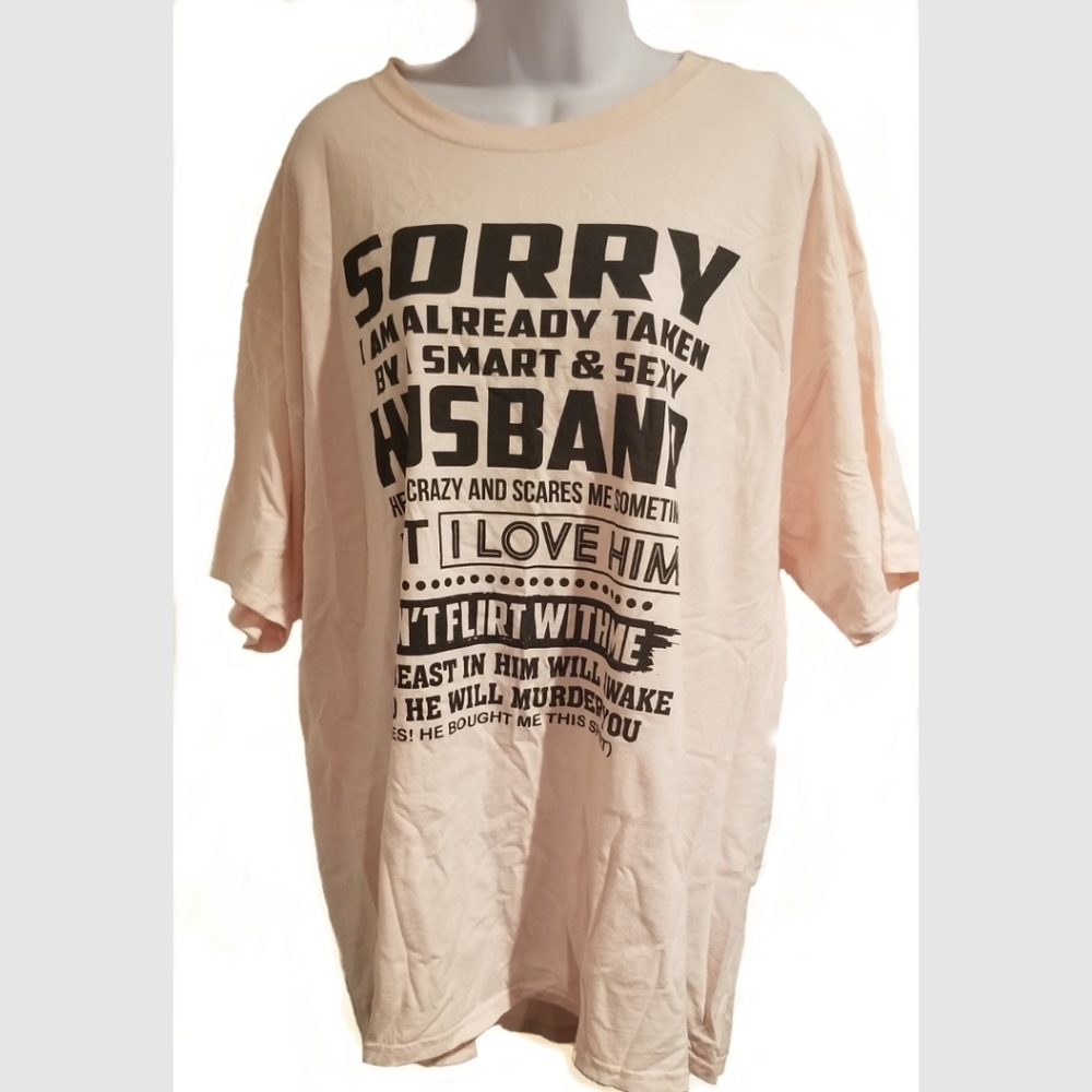 Crazy husband tee shirt